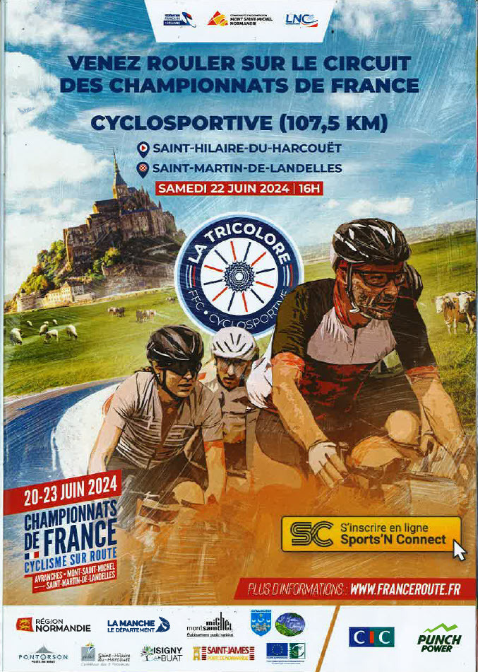 Cyclosportive la Tricolore - Saint Martin de Landelles (50) 
